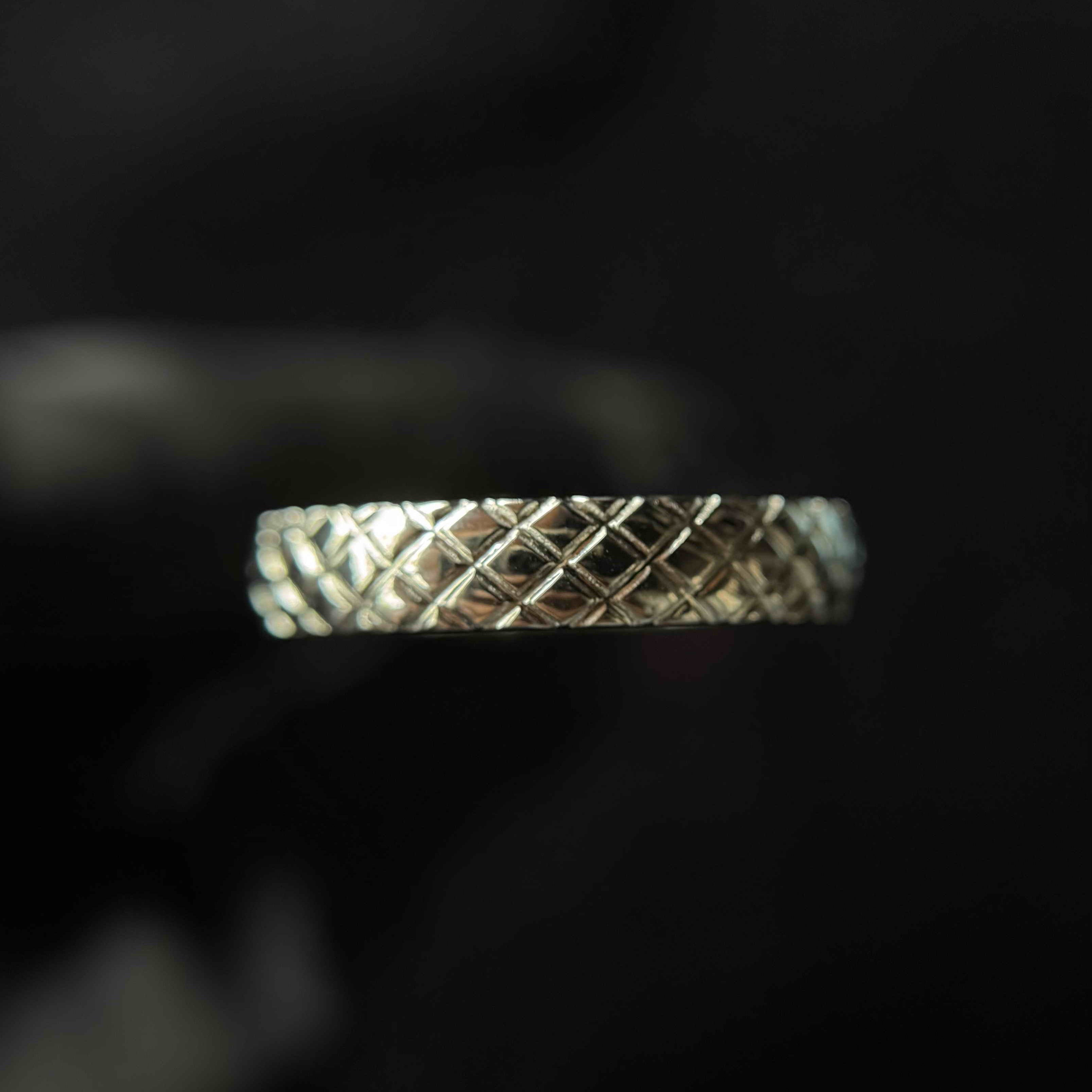 Textured Band Ring