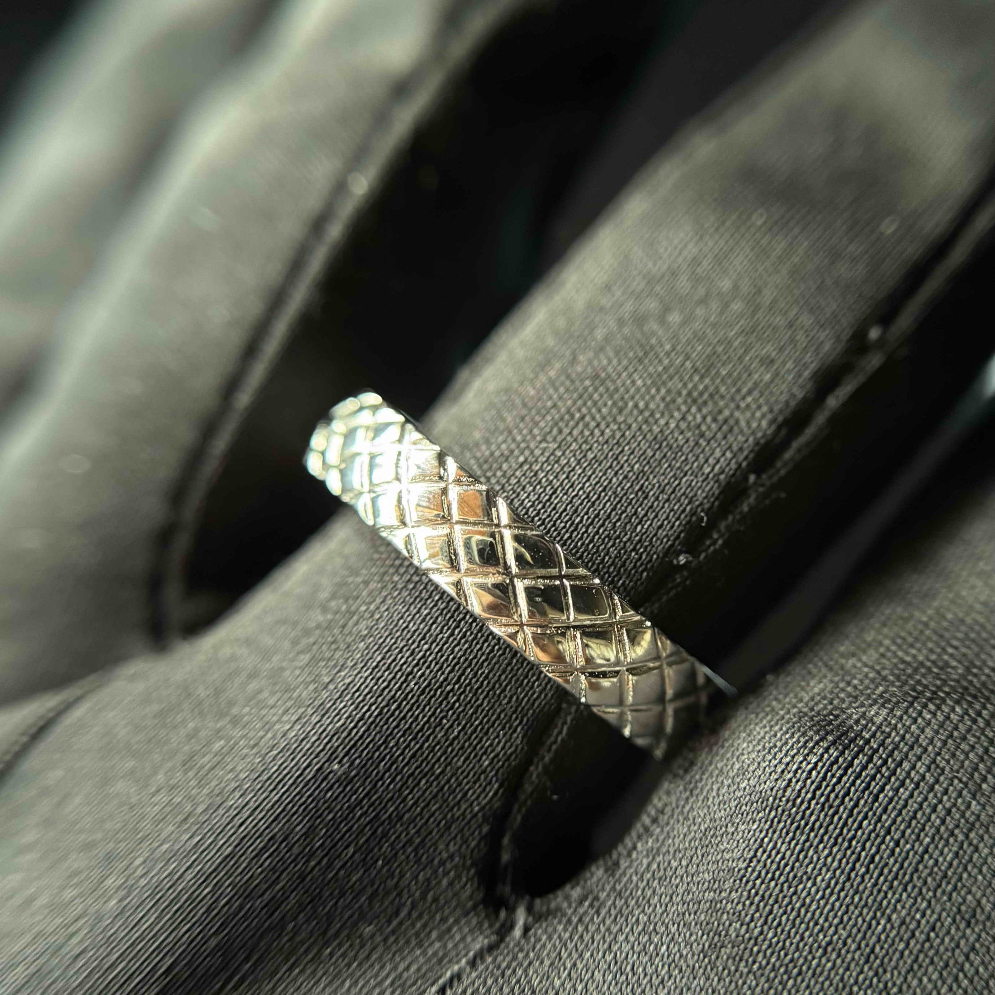 Textured Band Ring