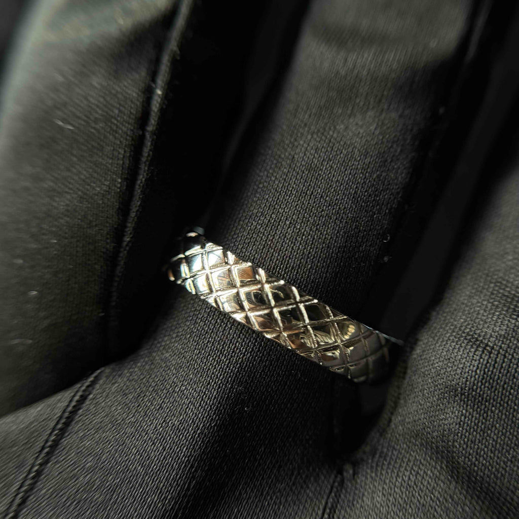 Textured Band Ring