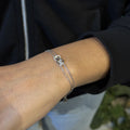 Infinity Knot Chain Bracelet with Moissanite Diamond