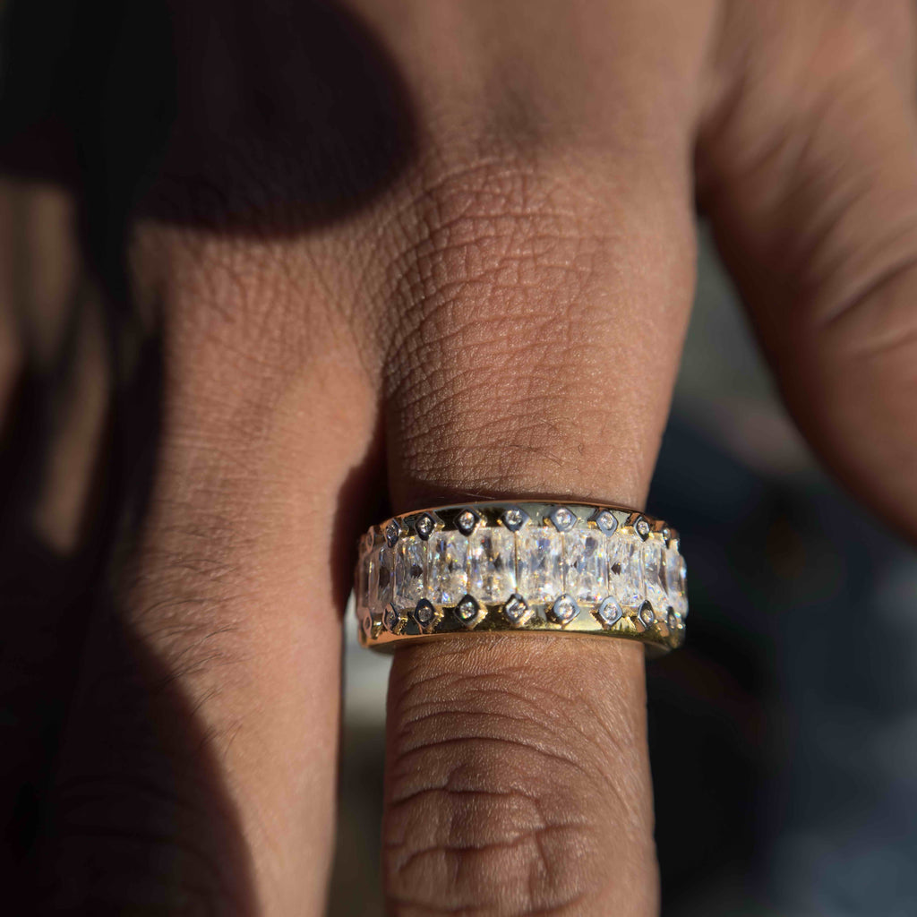 Radiant Shape Band Ring