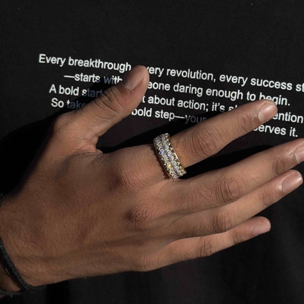Radiant Shape Band Ring