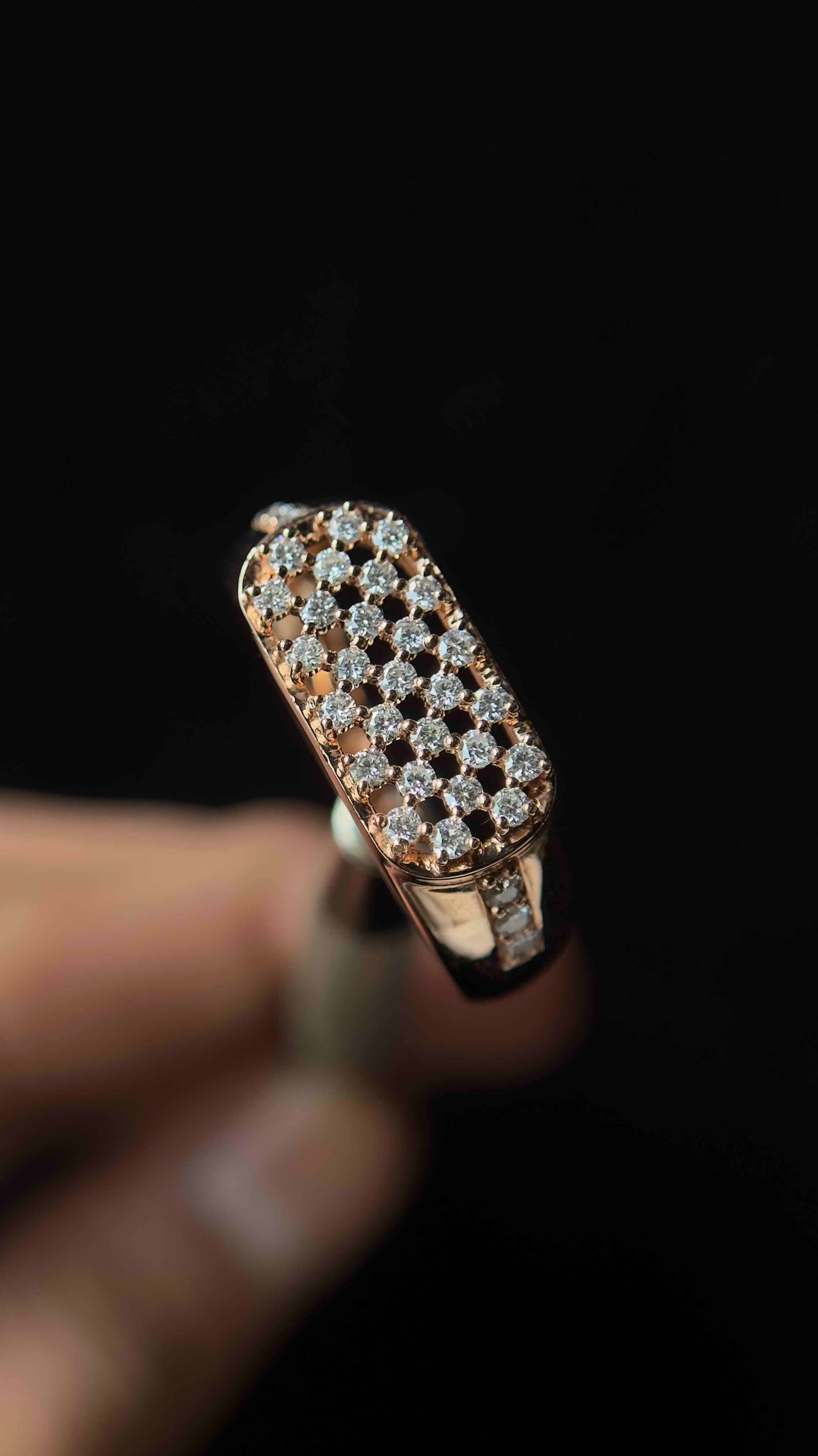 Cluster Diamond Ring