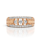Classic Diamond Cluster Wedding Ring