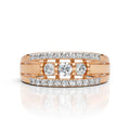 Classic Diamond Cluster Wedding Ring