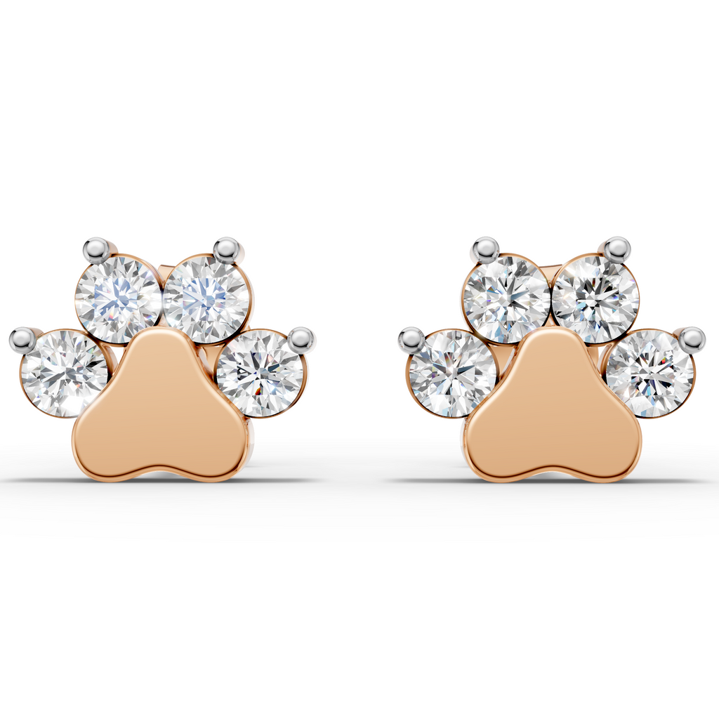 Paw Print Earring (1 Pair)