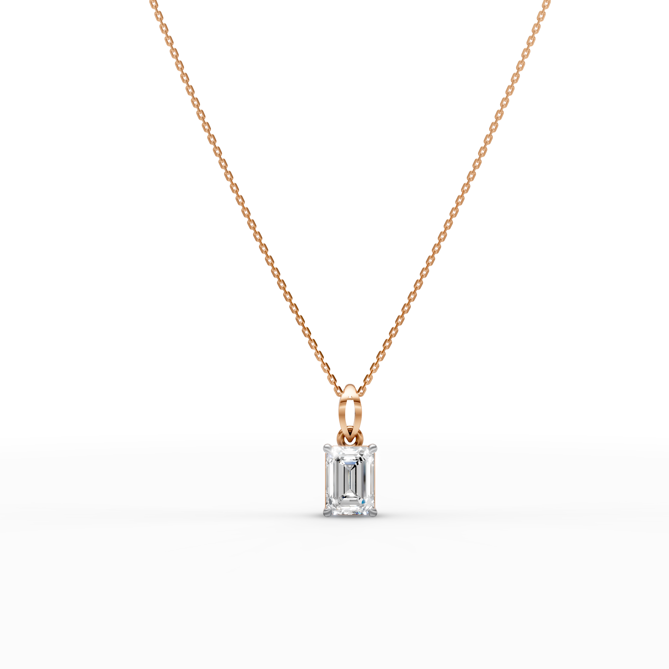 Emerald Shape Pendant