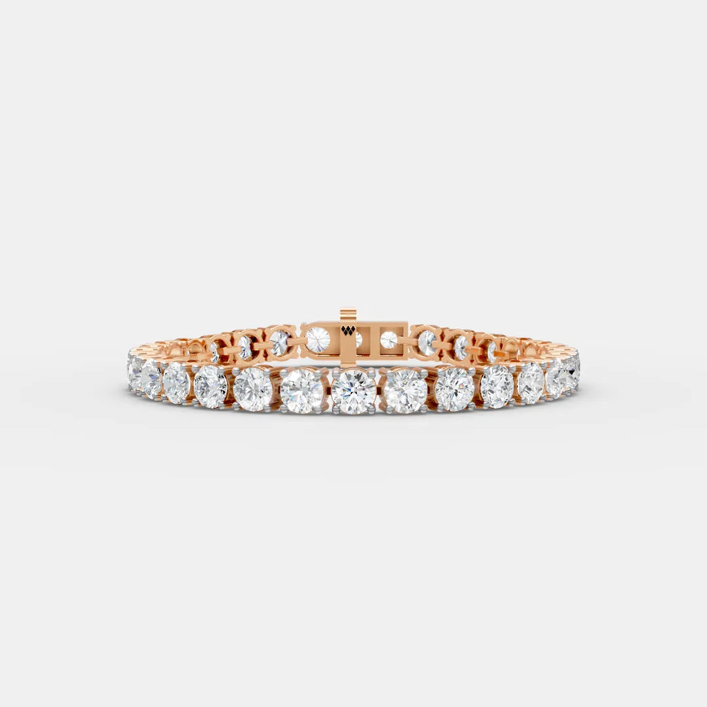 6 MM Round Shaped Tennis Bracelet