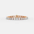 6 MM Round Shaped Tennis Bracelet