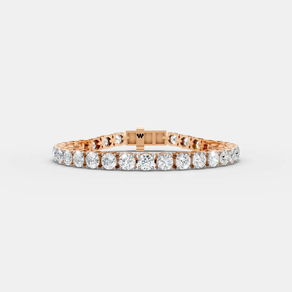 5.5 MM Round Shaped Tennis Bracelet