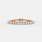 5.5 MM Round Shaped Tennis Bracelet