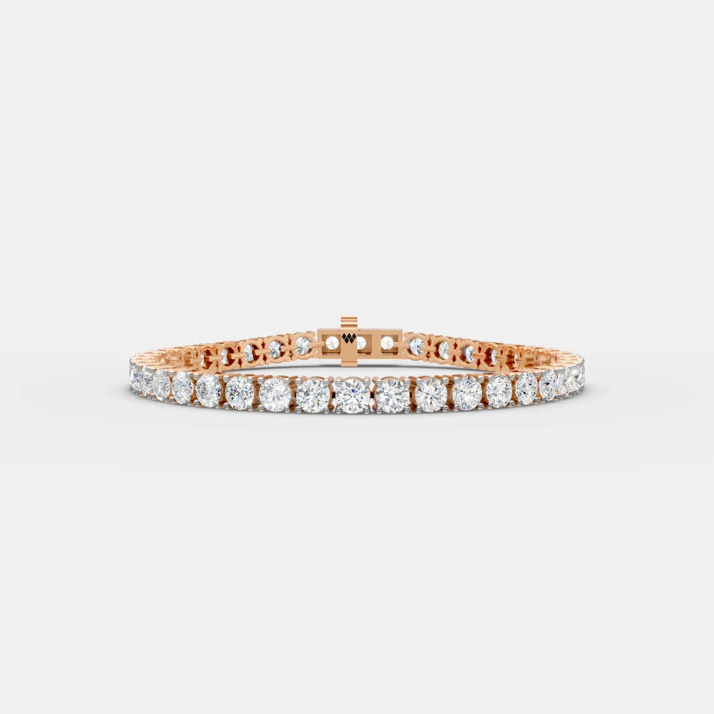 4.5 MM Round Shaped Tennis Bracelet