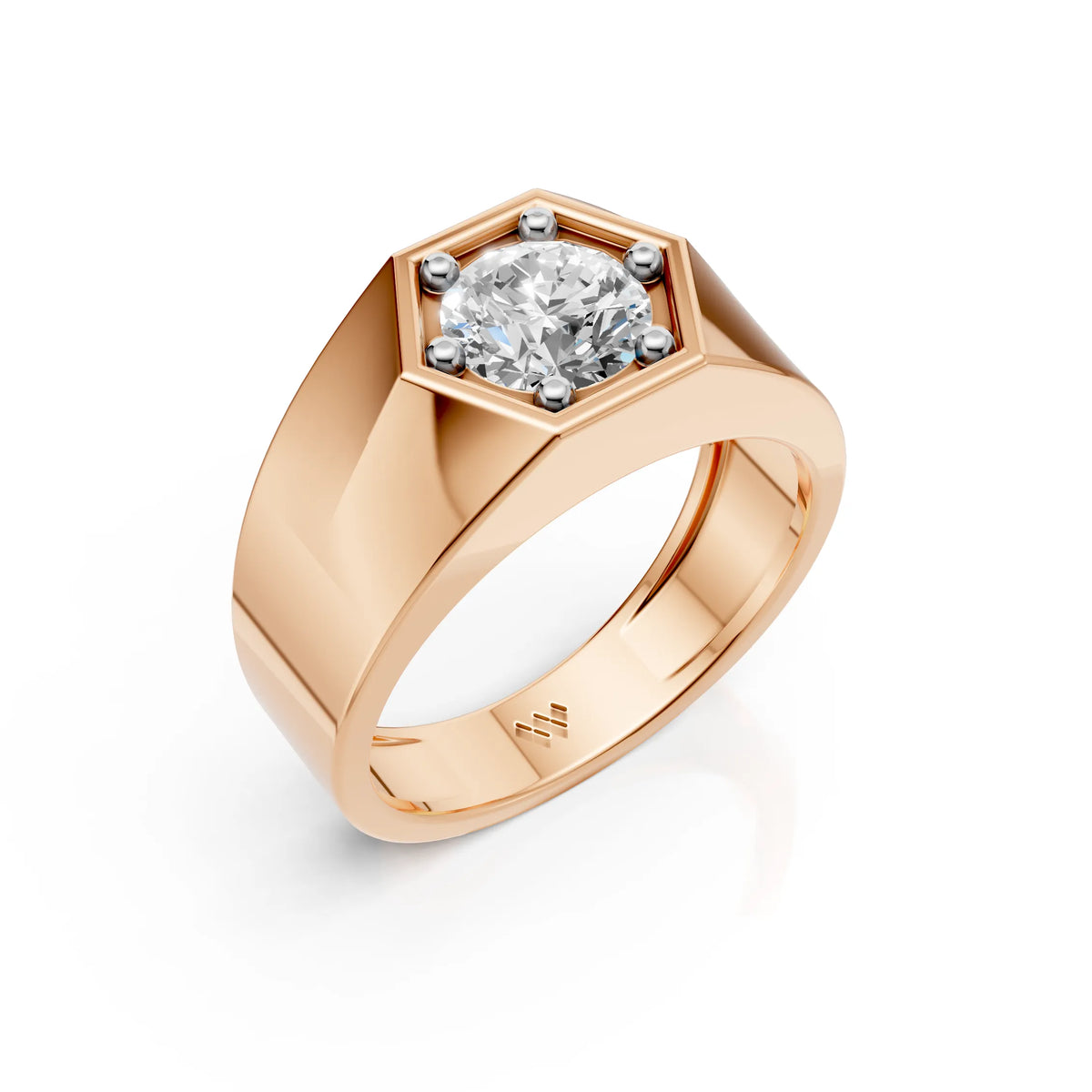 Bold Solitaire Diamond Ring