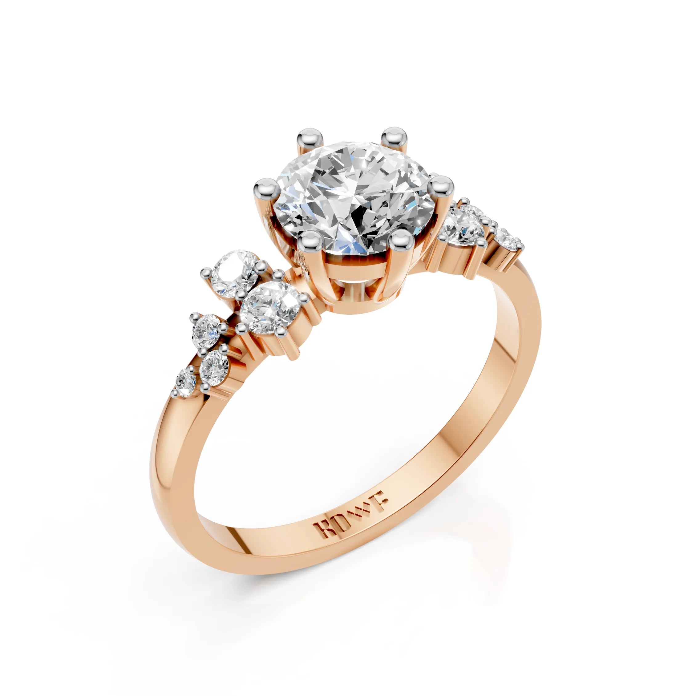 Elegant Round-Cut Ring