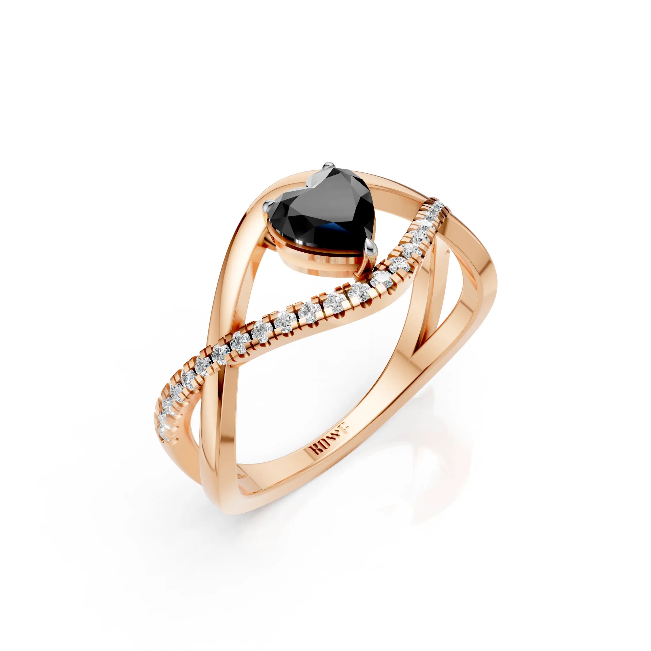 Black Heart Ring