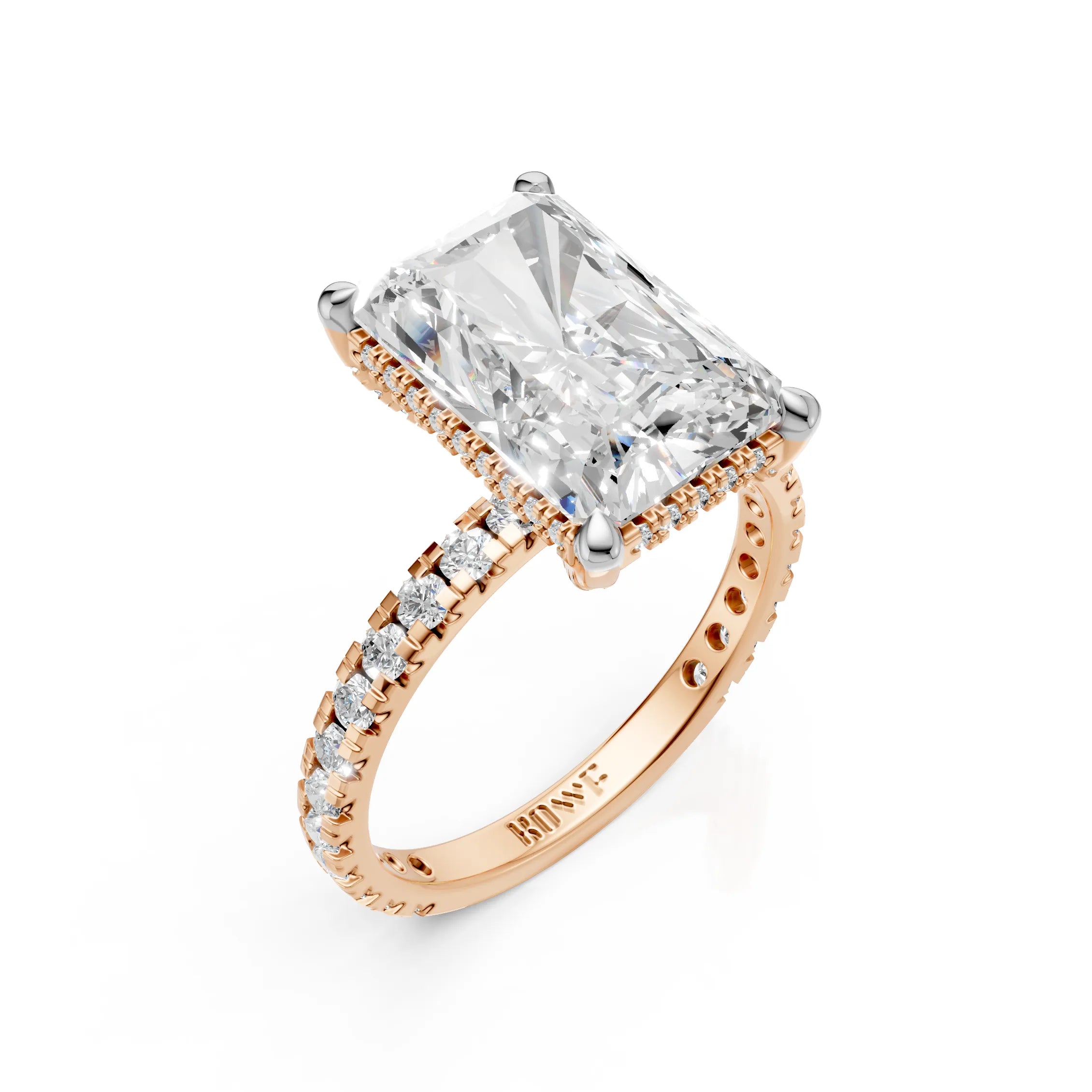 Radiant-Cut Diamond Ring