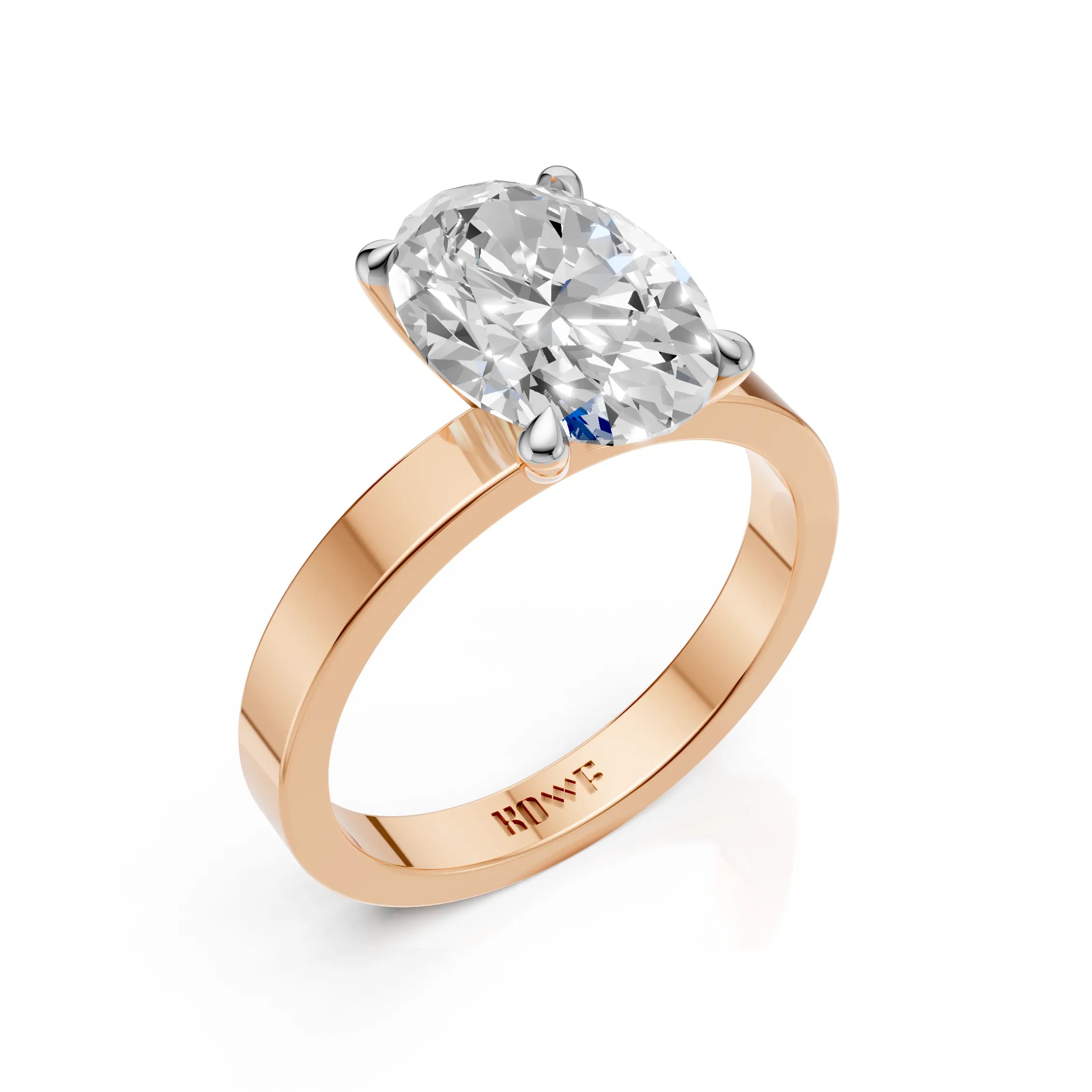 Oval-Cut Solitaire Ring