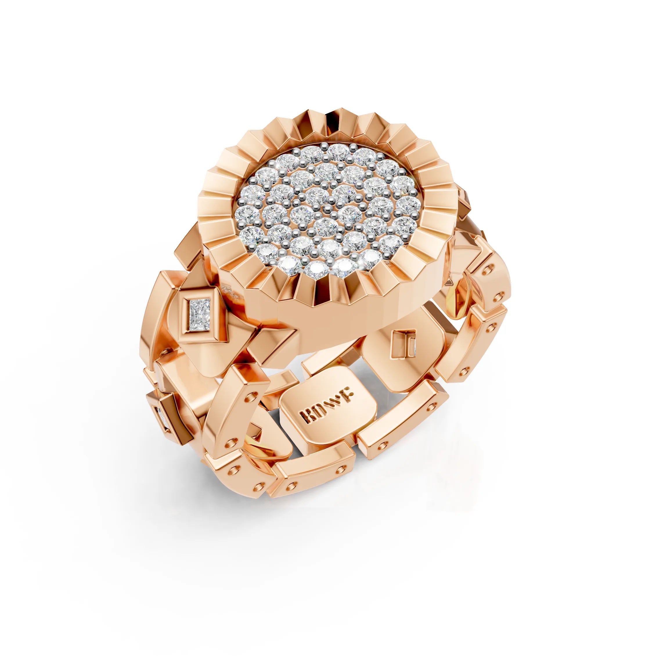 Modern Flex-Fit Silver Ring