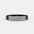Black Strap Bracelet For Men's