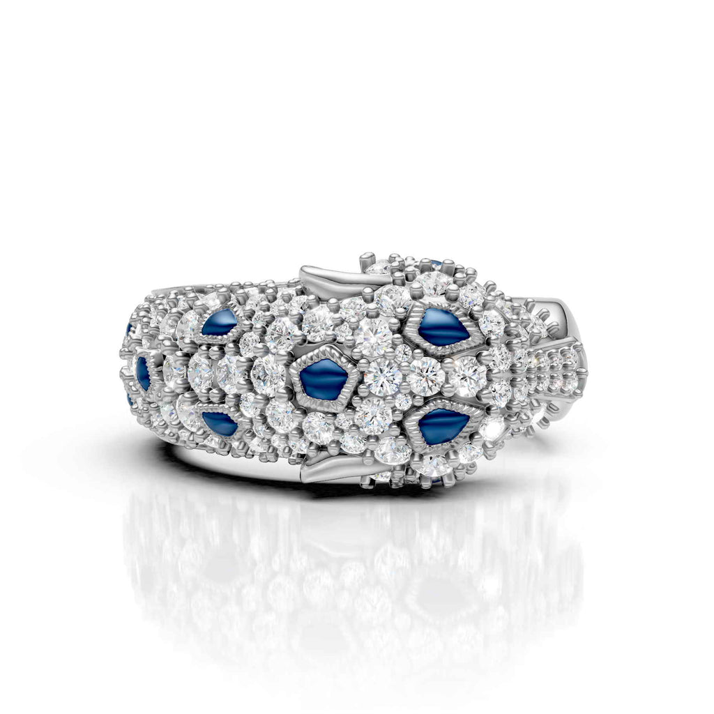 Royal Panther Diamond Ring