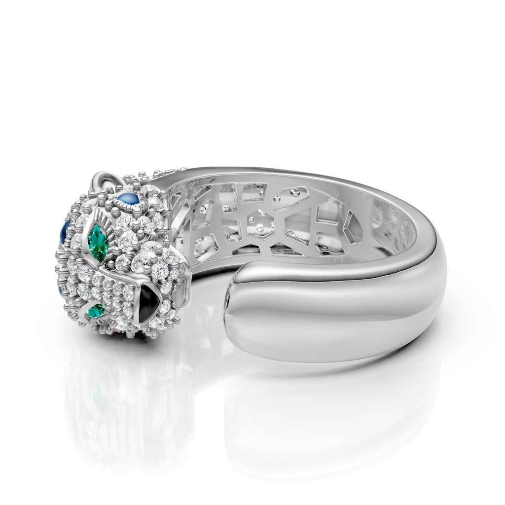 Royal Panther Diamond Ring
