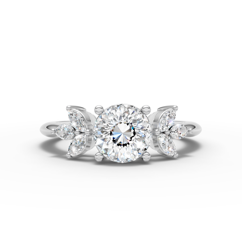 Portuguese Cut Engagement Ring