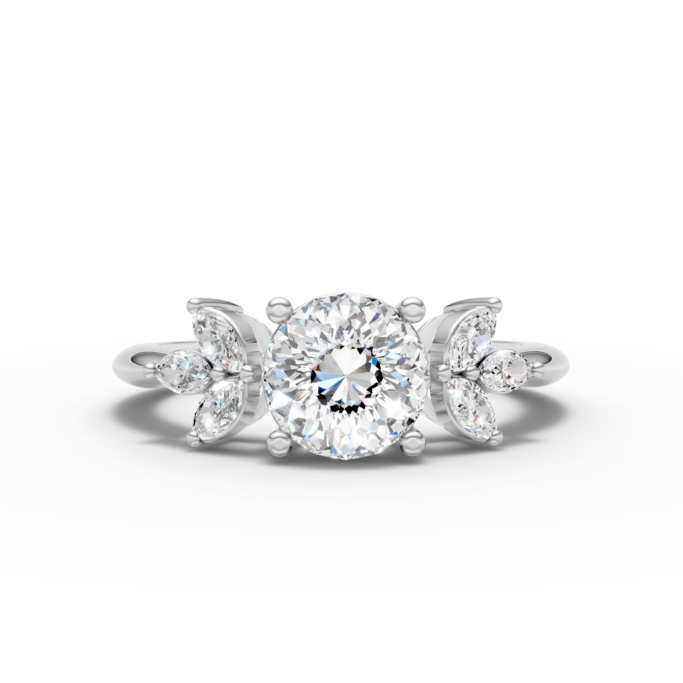 Portuguese Cut Engagement Ring