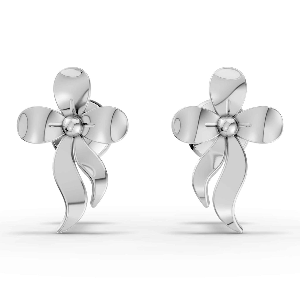 Minimal Flower Shape Earrings (1 Pair)