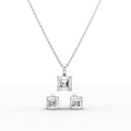 Minimalist Square Shape Necklace & Earrings Set