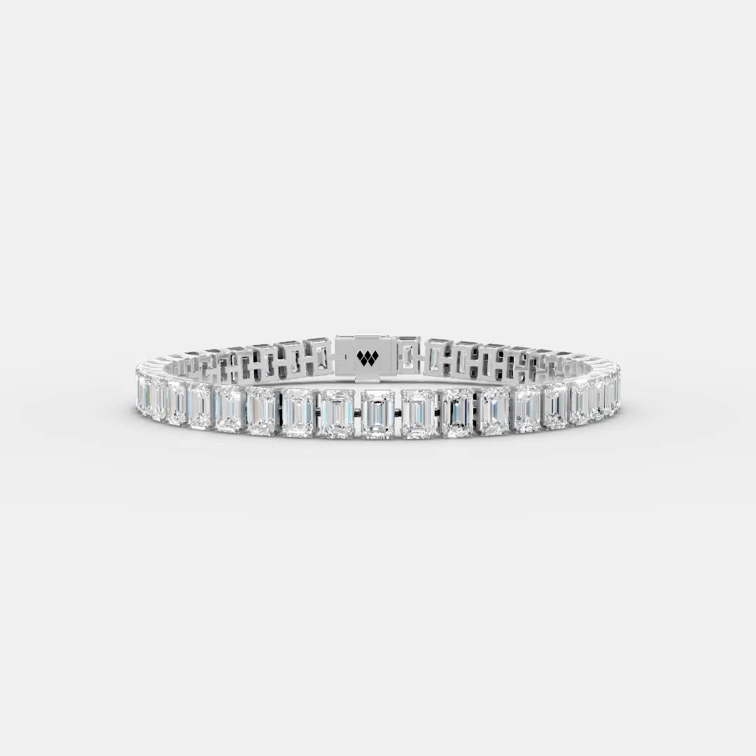 0.50CT Emerald Tennis Bracelet