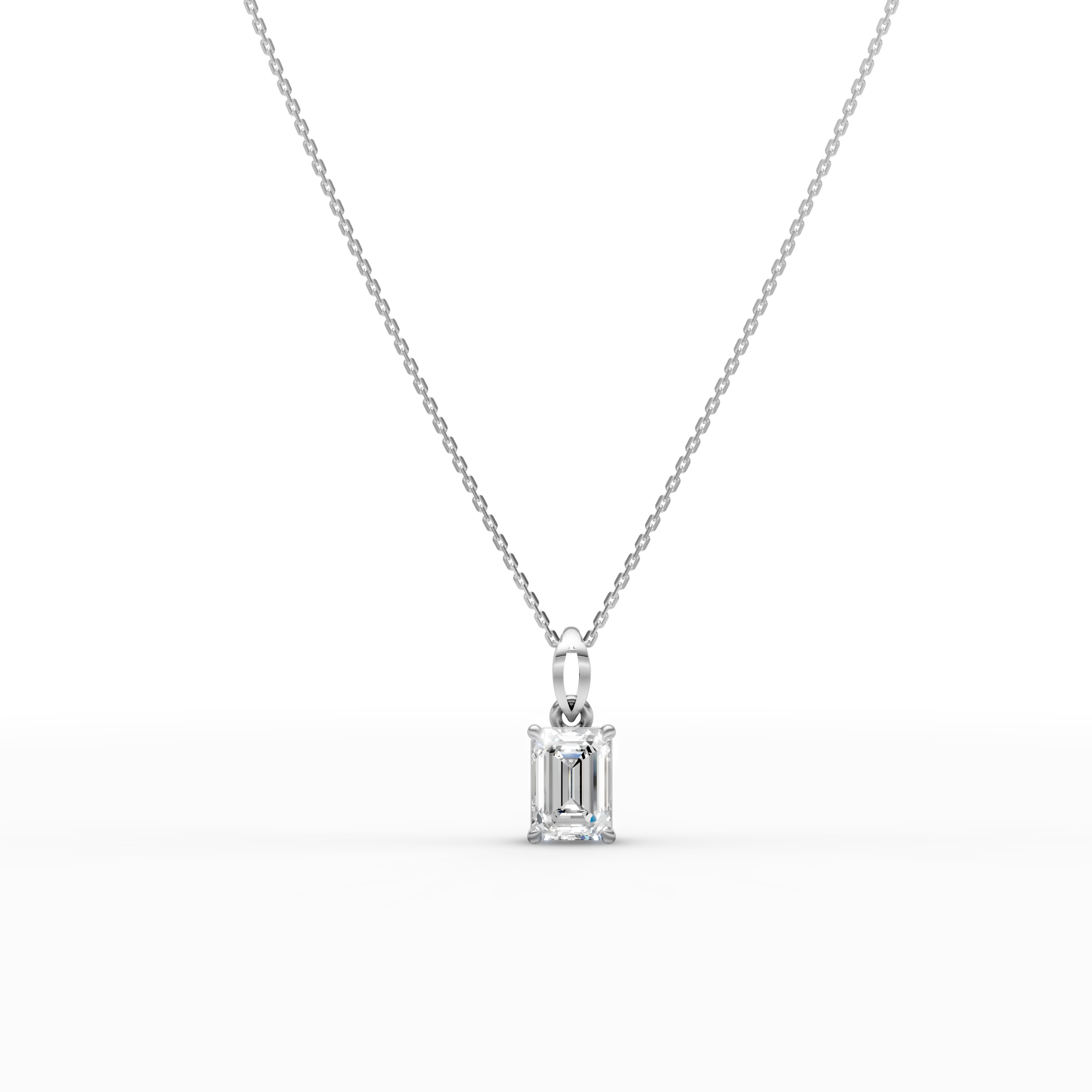 Emerald Shape Pendant