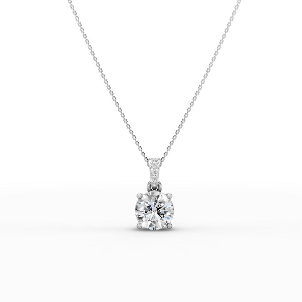 2 CT Portuguese CutPendant With Chain