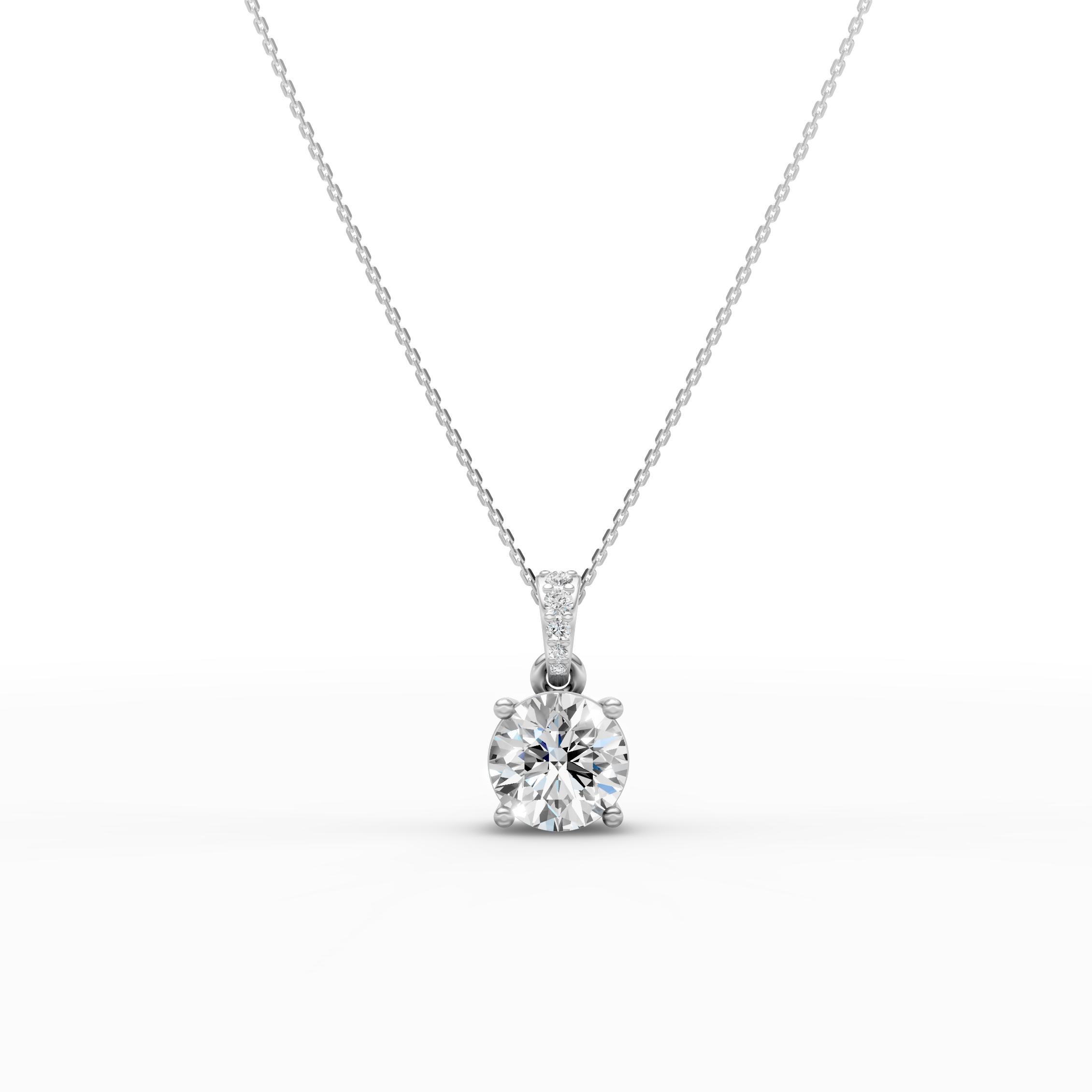 2 CT Portuguese CutPendant With Chain