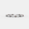 Rudraksha & Moissanite Link Bracelet – Divine Style with Spiritual Power
