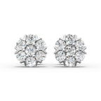 Flower Cluster Earrings (1 Pair)