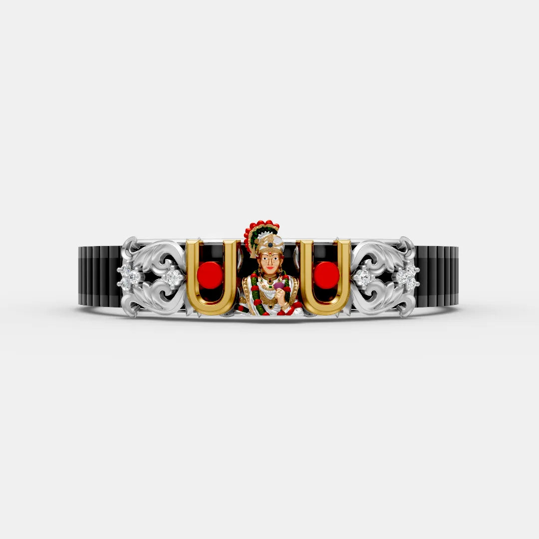 925 Sterling Silver Ghanshyam Maharaj Tilak Bracelet
