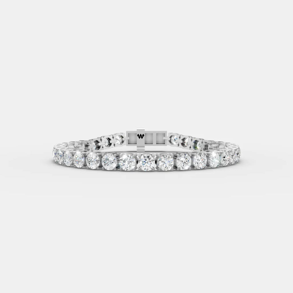 5.5 MM Round Shaped Tennis Bracelet