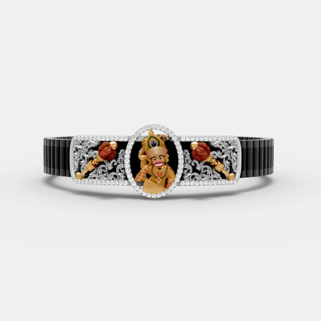Kashtbhanjan Hanumanji Rudraksh Bracelet