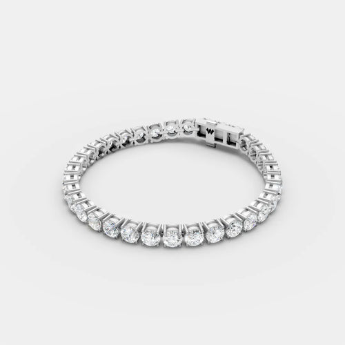 5.5 MM Round Shaped Tennis Bracelet