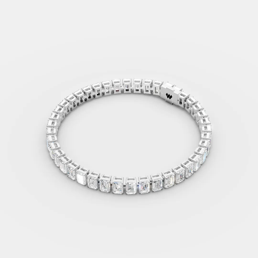 0.50CT Emerald Tennis Bracelet