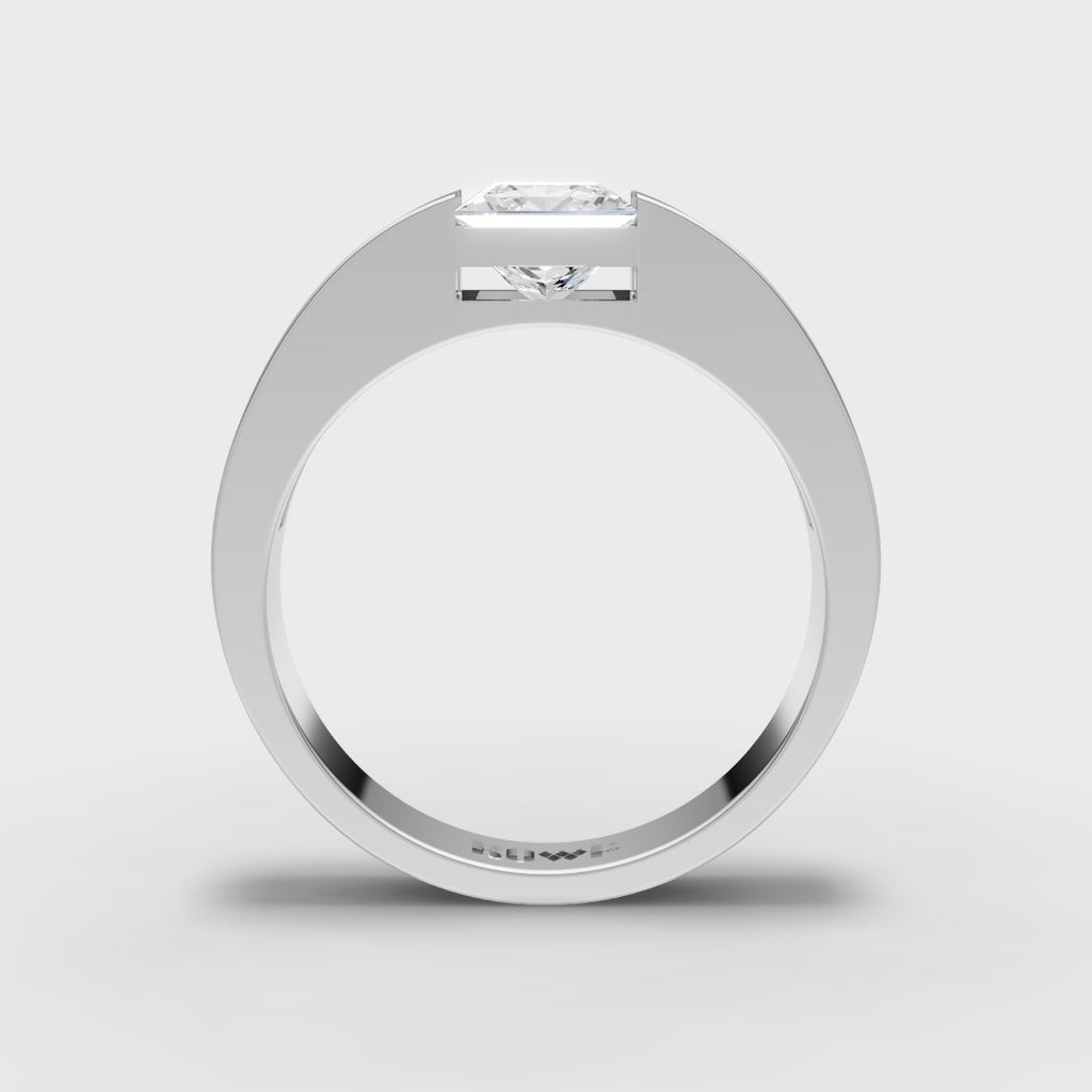 Elegant Princess-Cut Ring
