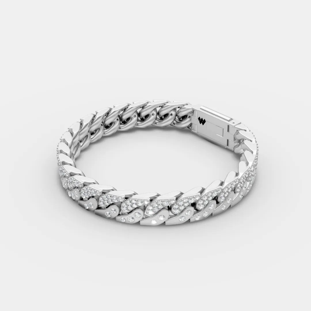 925 Sterling Silver Luxury Bold Cuban Bracelet