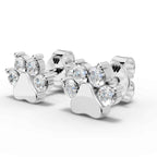 Paw Print Earring (1 Pair)