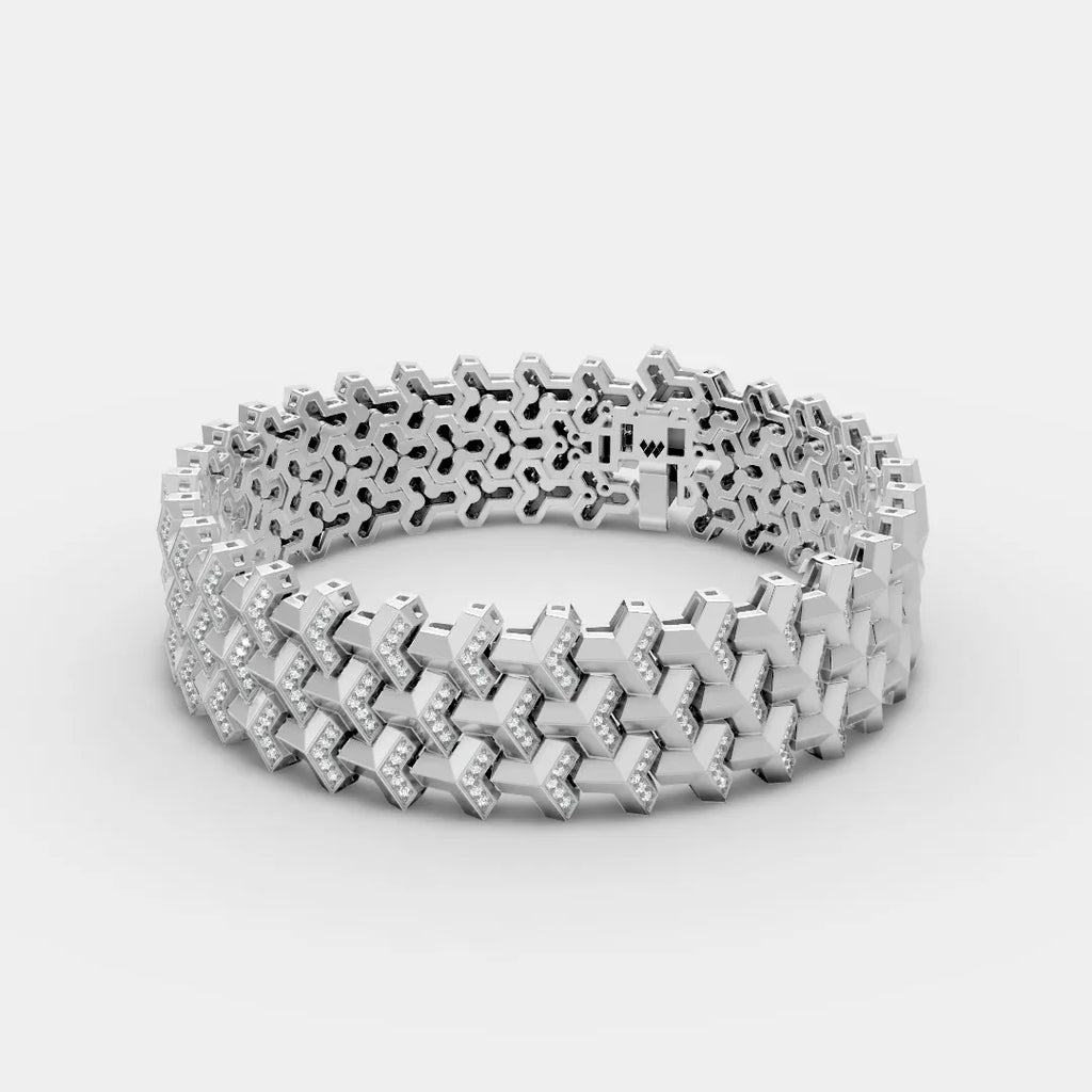 Triple row Bracelet