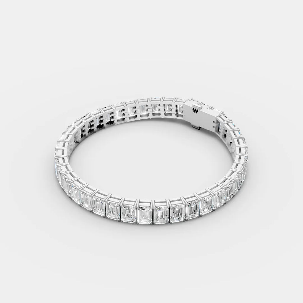 1 CT Emerald Tennis Bracelet