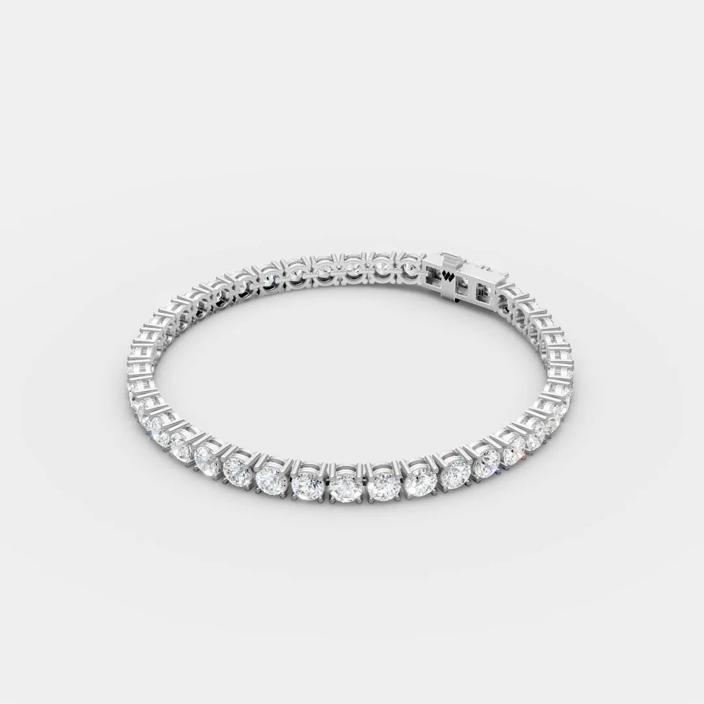 4.5 MM Round Shaped Tennis Bracelet