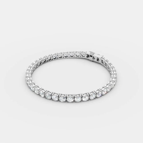 4.5 MM Round Shaped Tennis Bracelet