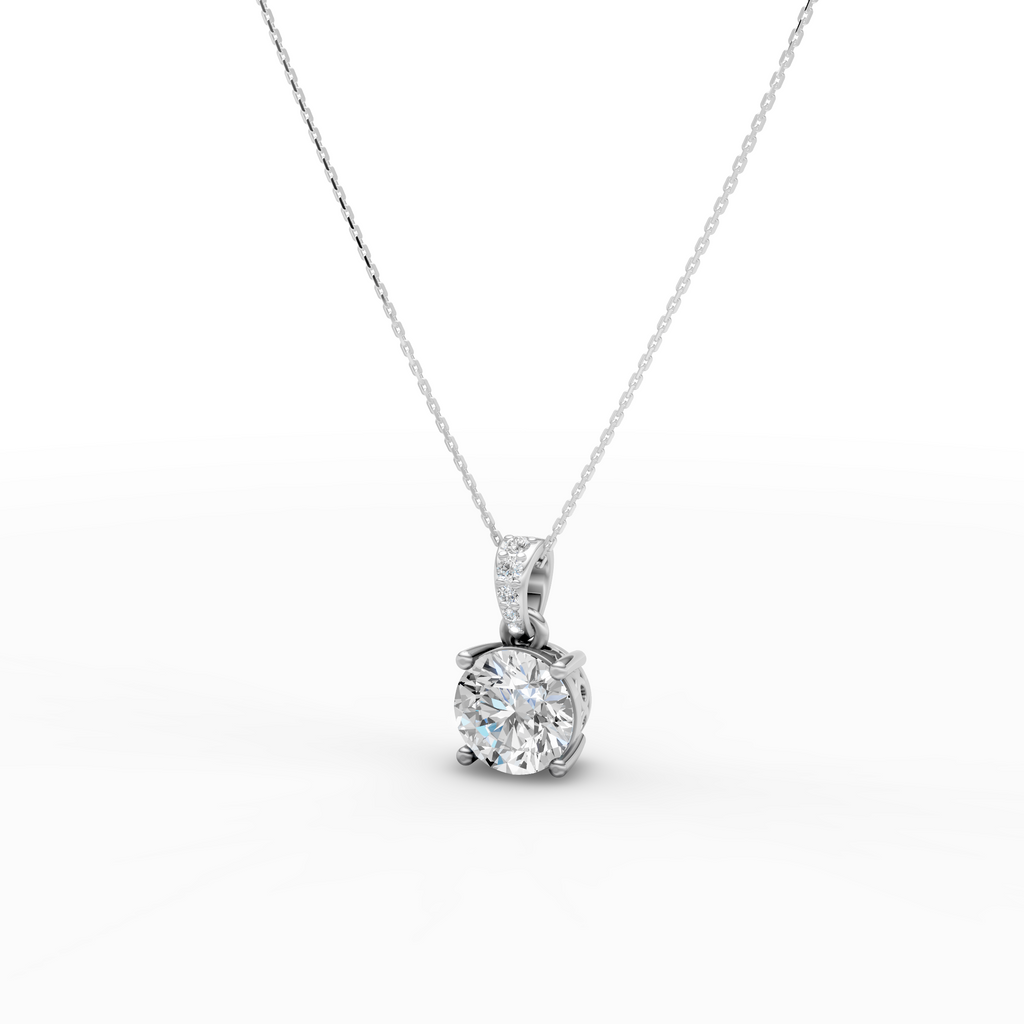 2 CT Portuguese CutPendant With Chain