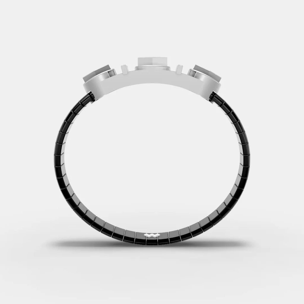 Designer Bracelet with Blue Center