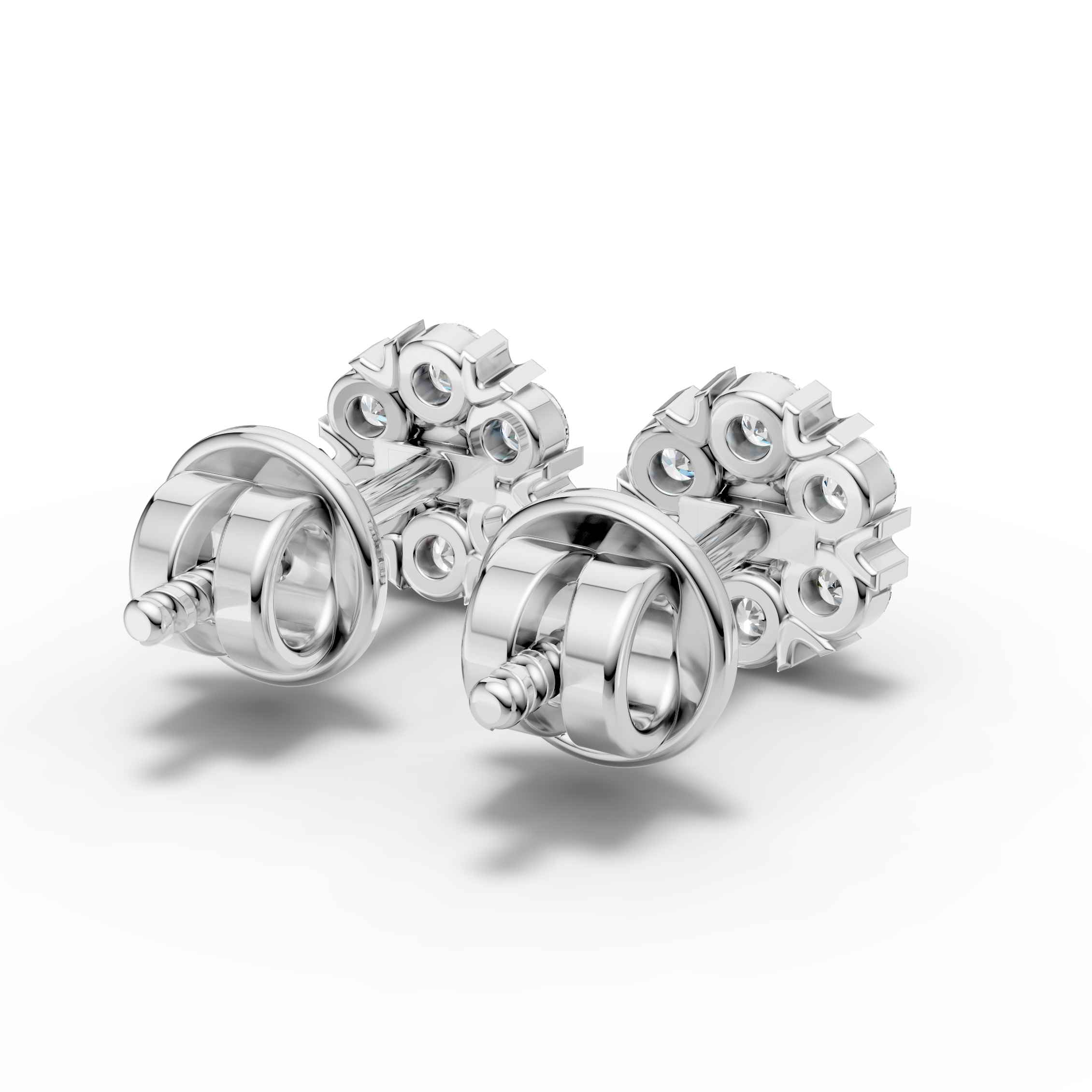 Flower Cluster Earrings (1 Pair)